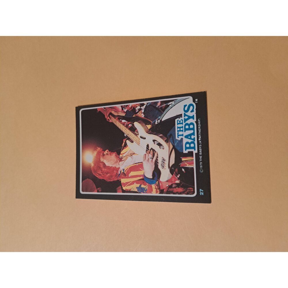 Vintage 1979 The Babys Trading Card #27 London Rock Band Collectible